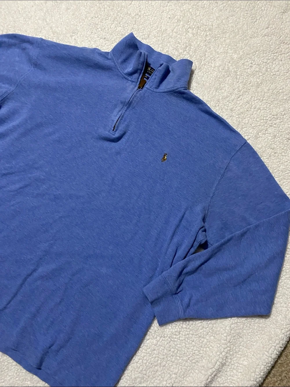 Polo Ralph Lauren  1/4 Zip Pullover long sleeve shirt men’s size XL Tall
